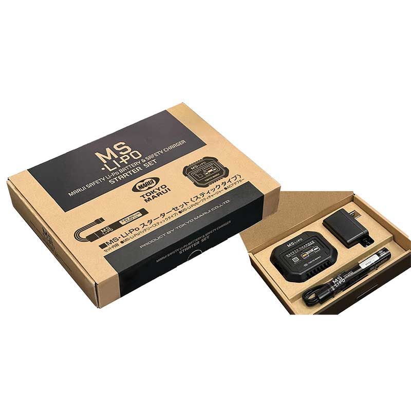 24日発売予定 東京マルイ 電動ガン パーツ MS Li-Poスターターセット スティックタイプ