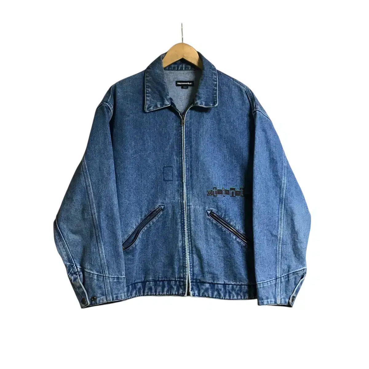 ディスイズネバーザット デニム ブルゾンジャケット - メルカリ