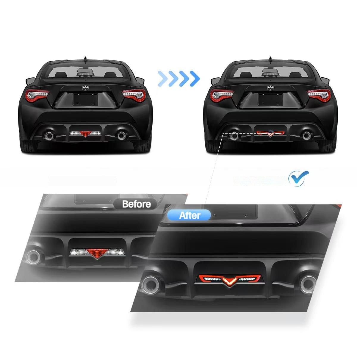 即納／【VLAND 正規品】トヨタ 86 ハチロク 前期 後期 ZN6型 LED リア