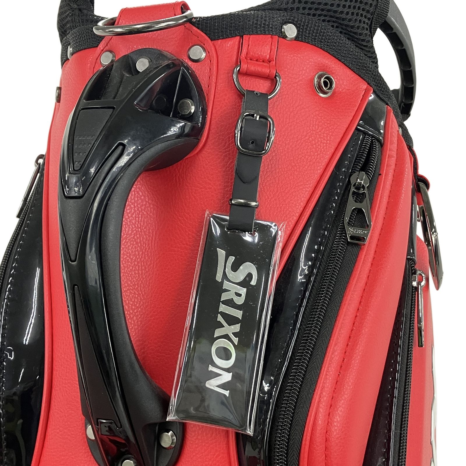 Srixon 赤色 キャディバッグ DUNLOP SRIXON GGC-S188 キャディバッグ 10型 レッド ダンロップ