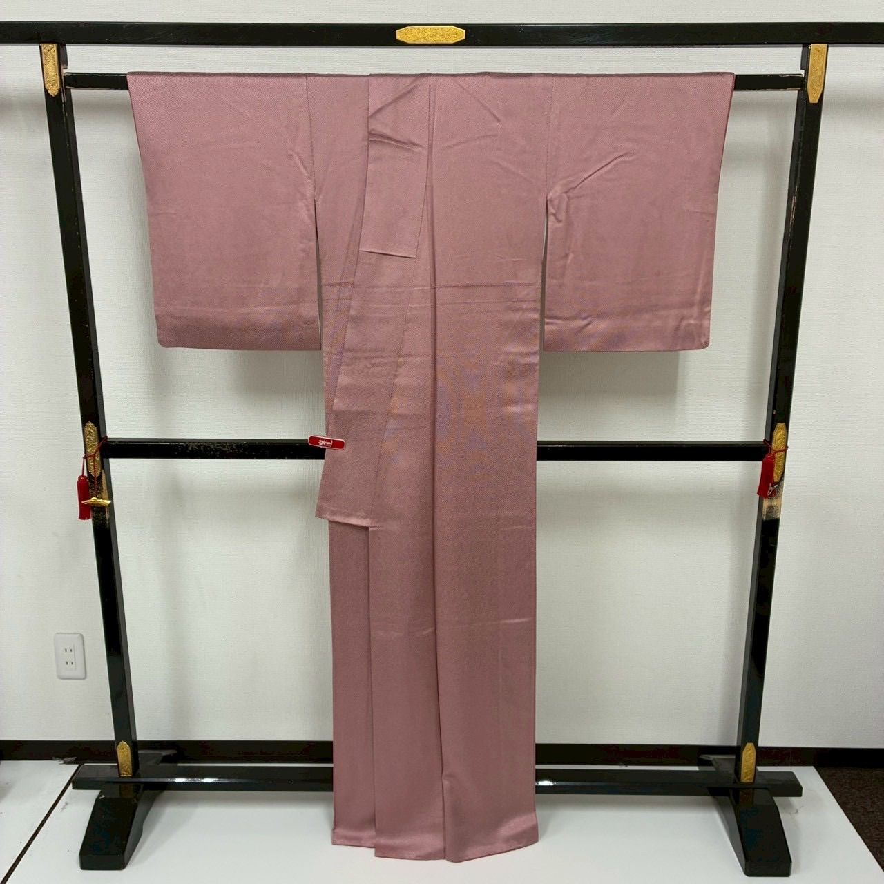 江戸小紋 行儀小紋 三越お誂え 紋無し 色無地 正絹 着物 MK-2008