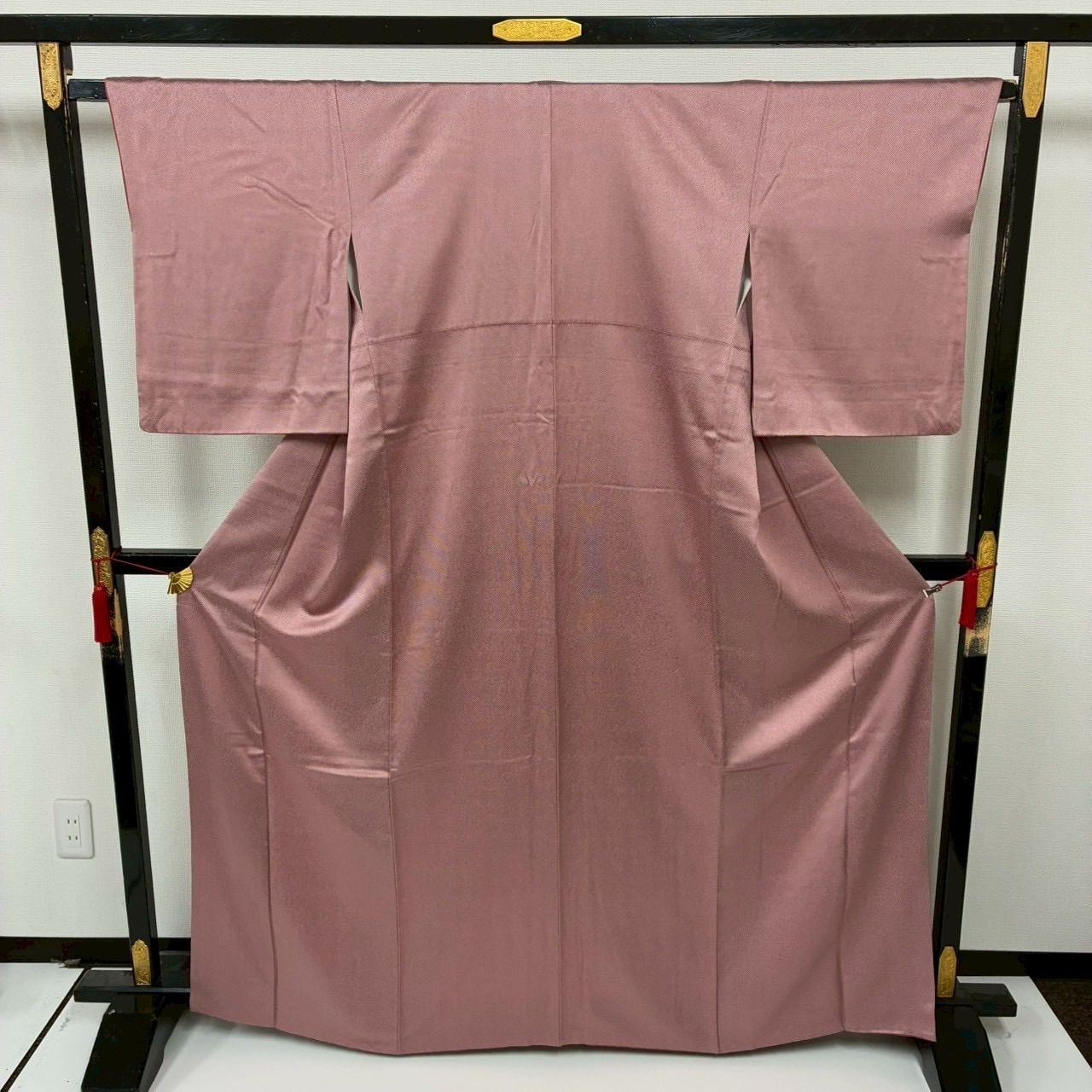 江戸小紋 行儀小紋 三越お誂え 紋無し 色無地 正絹 着物 MK-2008