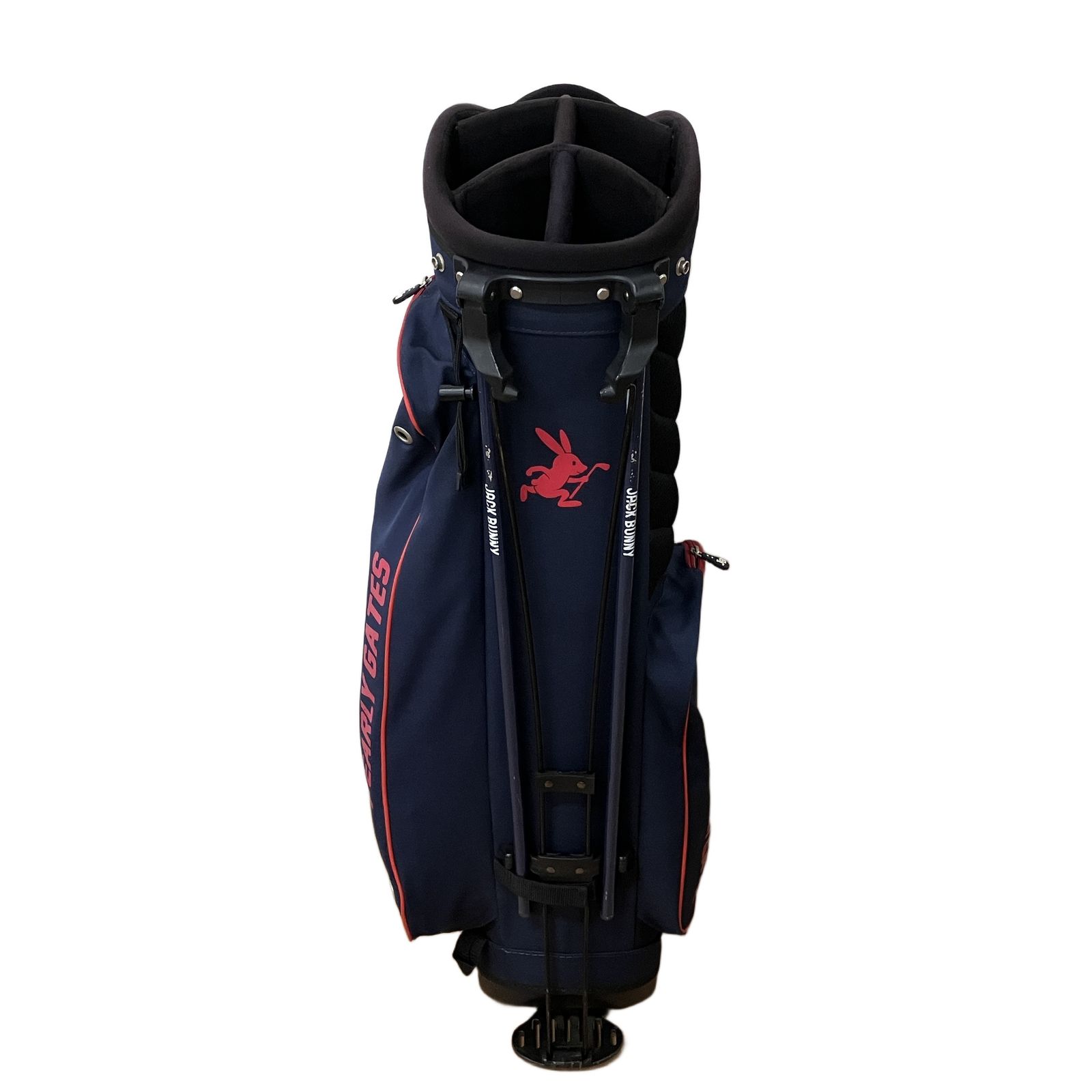 JACK BUNNY ジャックバニー スタンド式 キャディバッグ 9.5型 ネイビー