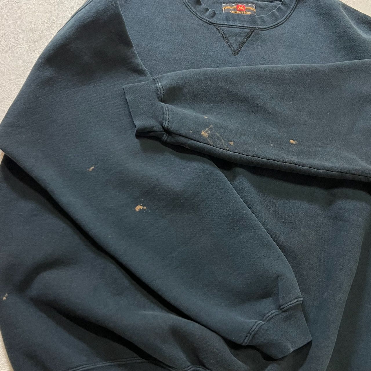 Member's Mark BY RUSSEL 脱色 無地 ブランク スウェット トレーナー