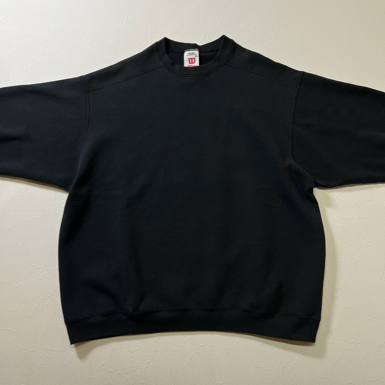 wilson 無地 ブランク スウェット トレーナー ウィルソン ブラック XXL