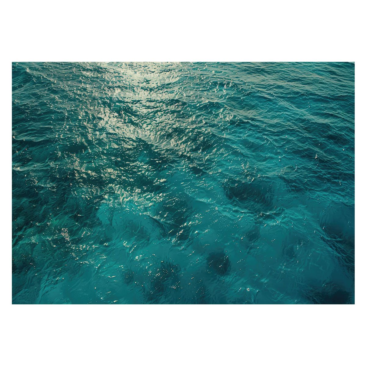 A1サイズ（約59x84cm）】【lh-poster-3499】【フレーム付き】ブルー