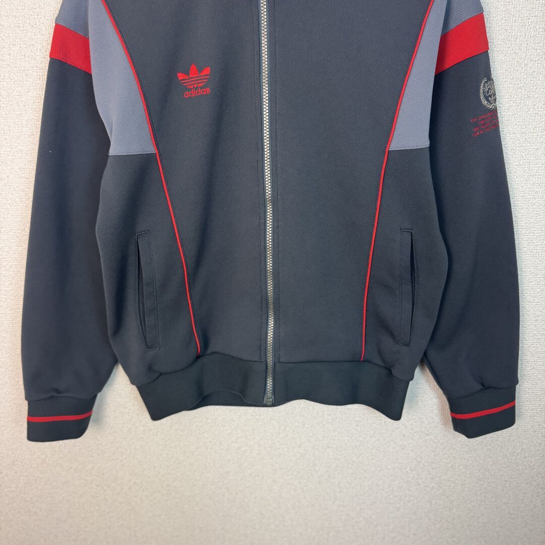 OLD adidas オールドアディダス　旧タグジャージ ジャケット XL 90s old adidas オールドアディダス トラックジャケット ジャージ 刺繍