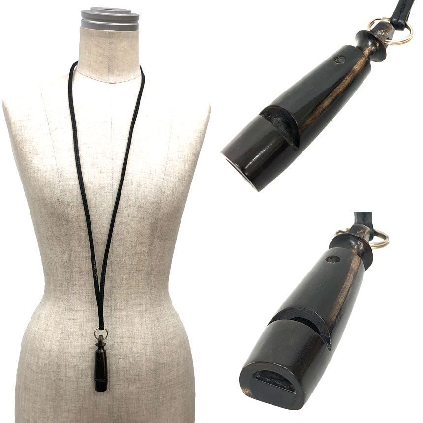 HERMES エルメス シフレ ホイッスル 笛 ネックレス ペンダント