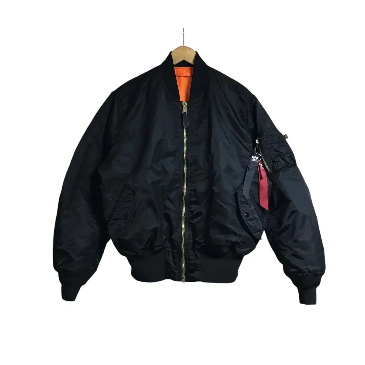 アルファインダストリーズ リバーシブル MA-1 美品 ALPHA INDUSTRIES