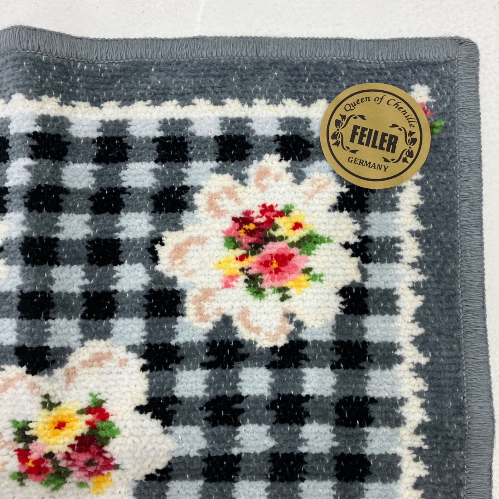 7299 FEILER フェイラー ヴィシーチェック ハンカチ ギンガムチェック