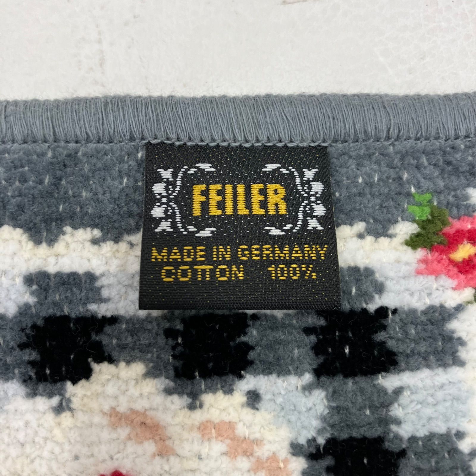 7299 FEILER フェイラー ヴィシーチェック ハンカチ ギンガムチェック