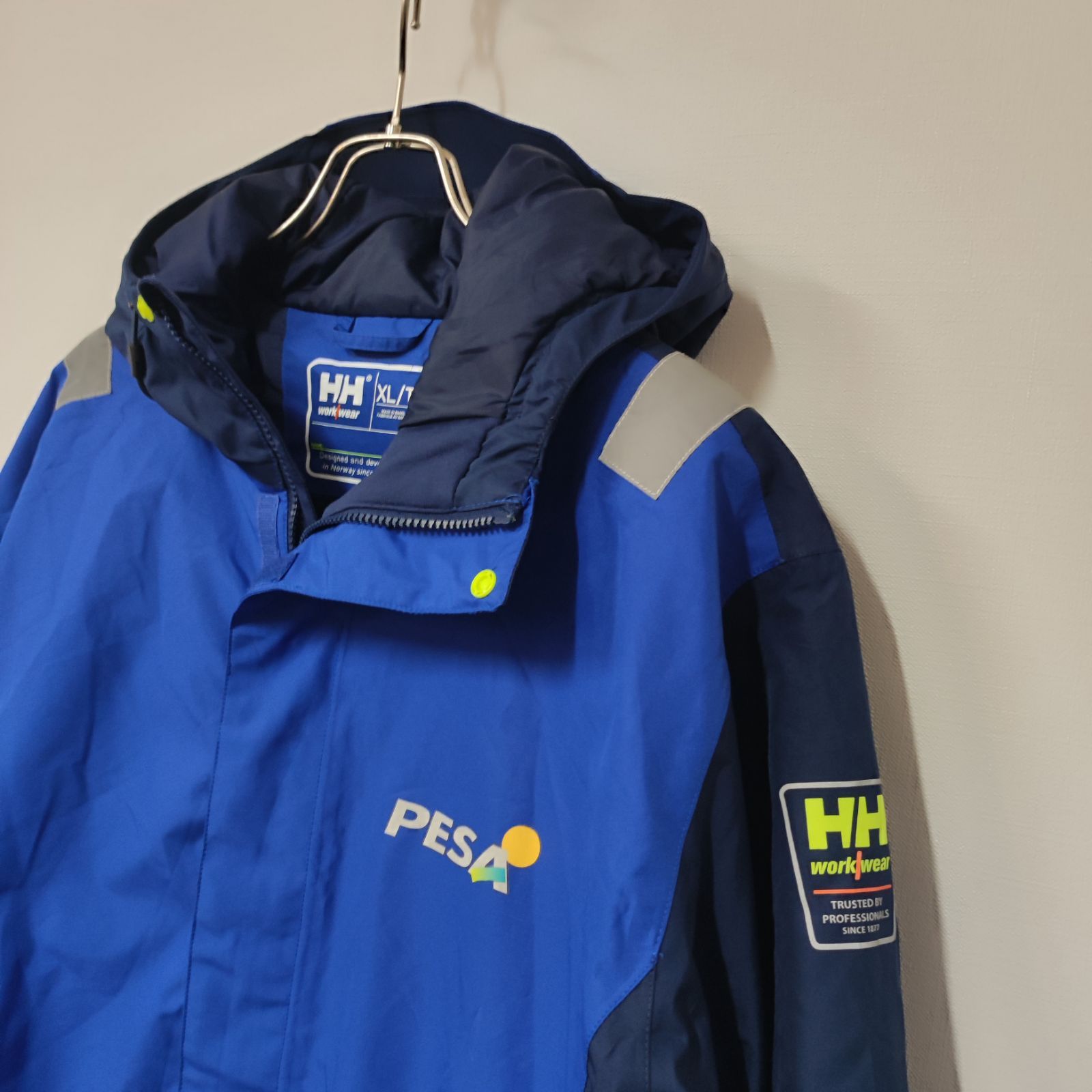 海外古着 HH ヘリーハンセン ワークジャケット 海外XLサイズ