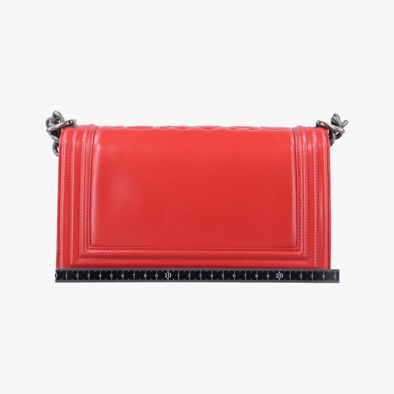 シャネルChanelボーイシャネル レッド レザー A67086 21509383 - メルカリ