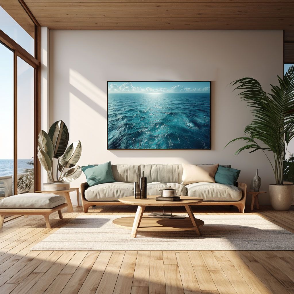 ⭕️直筆サイン入り⭕️  『DEEP JEWELS 46』  B2サイズ ポスター B2サイズ（約51x73cm）】【lh-poster-3451】【フレーム付き】ブルー