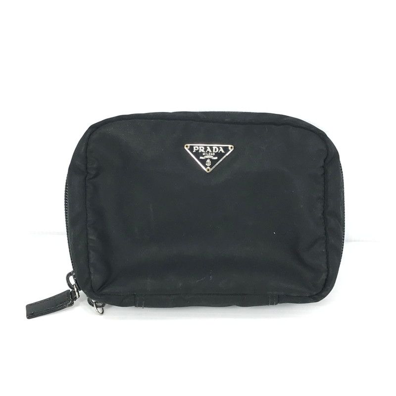 現状渡し品】PRADA プラダ MINI POACH ミニポーチ 化粧ポーチ 小物入れ