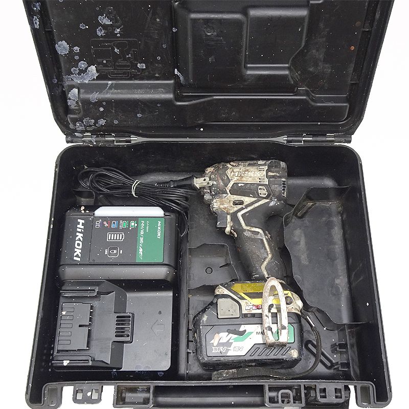 ハイコーキ 穴あけ ネジ締め 36 V マルチボルト コードレスインパクトドライバ WH DC 本体＋ケース＋バッテリ ＋充電器 セット