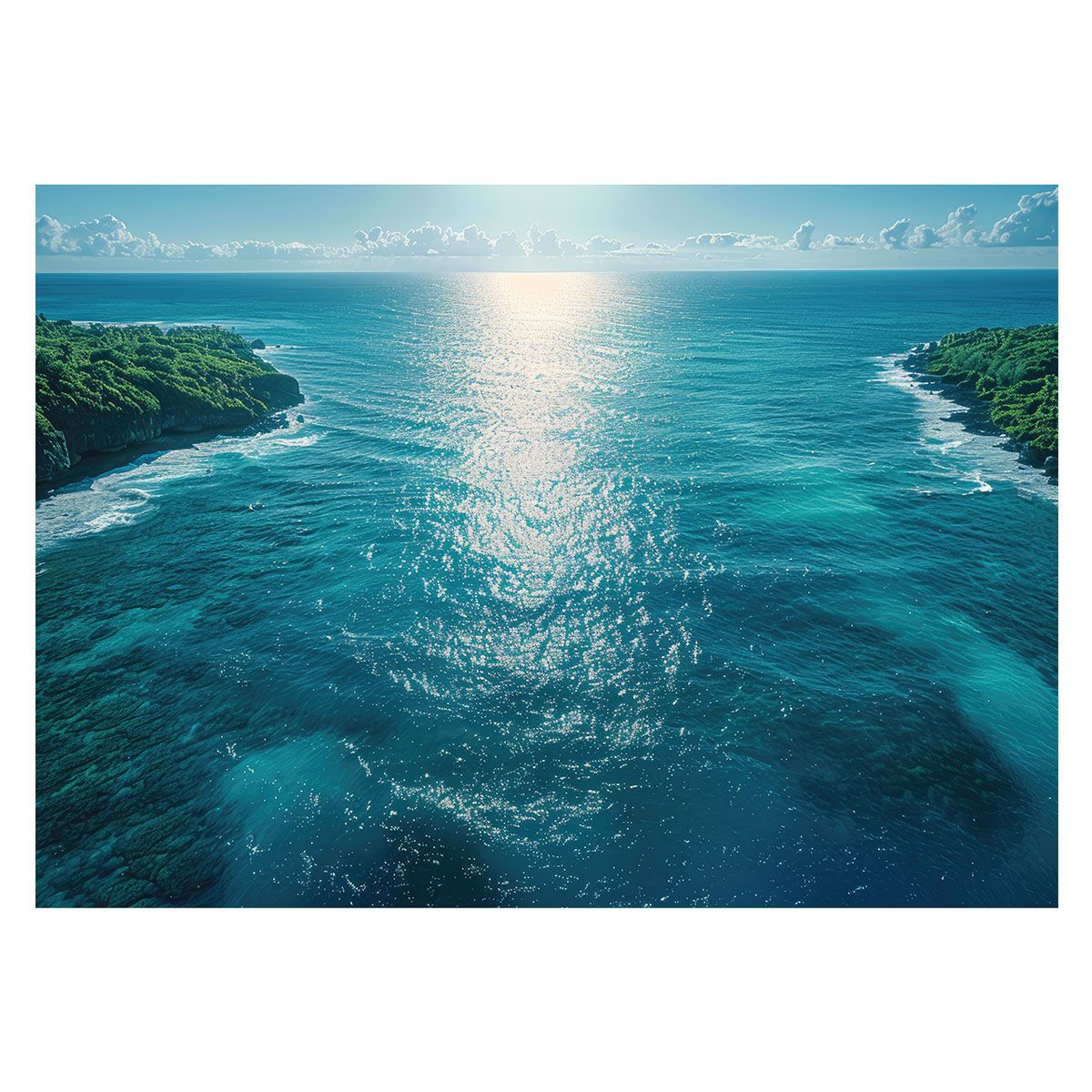 A1サイズ（約59x84cm）】【lh-poster-3418】【フレーム付き】ブルー