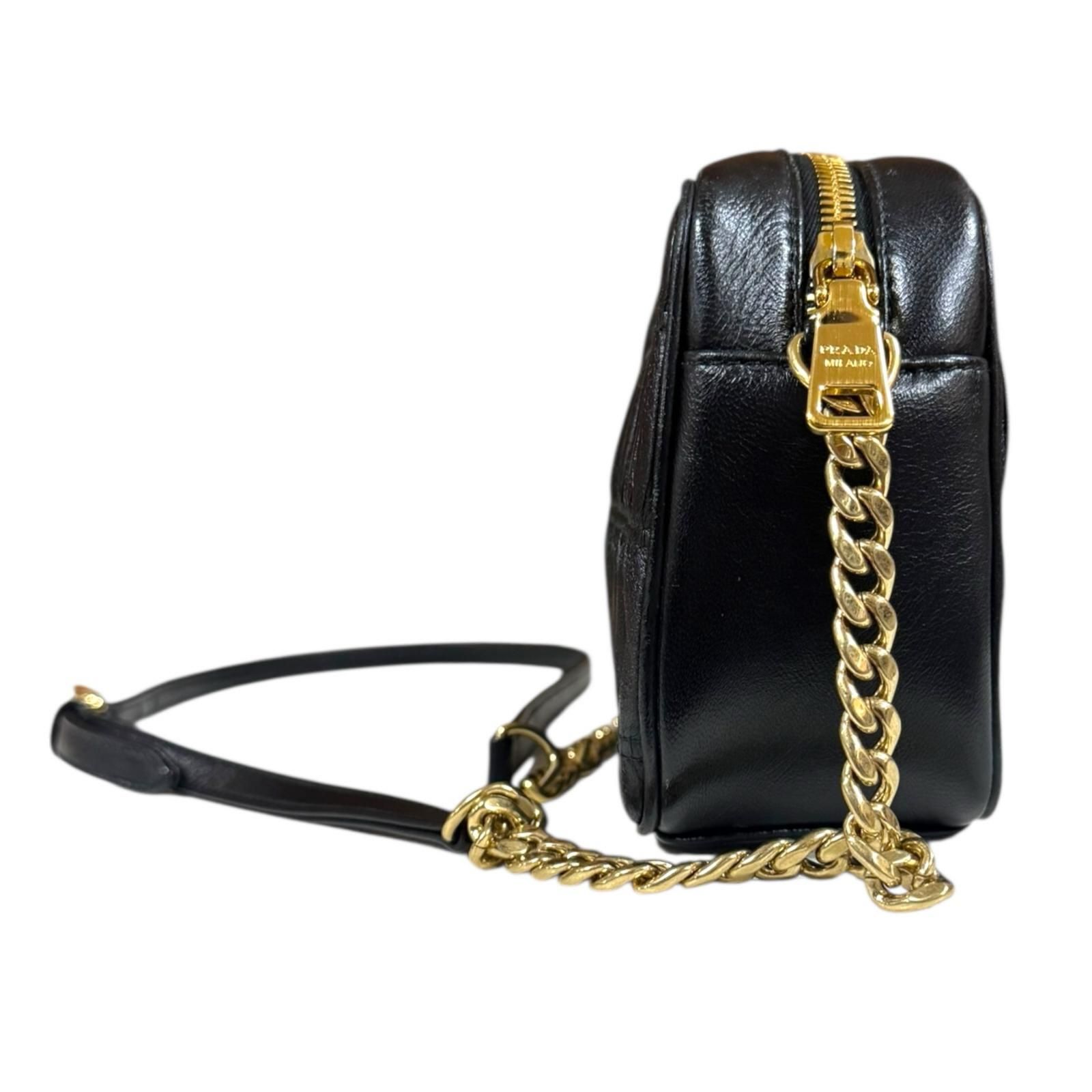 プラダ ゴーフル NAPPAレザー トート ハンドバッグ 美品⭐️PRADA 