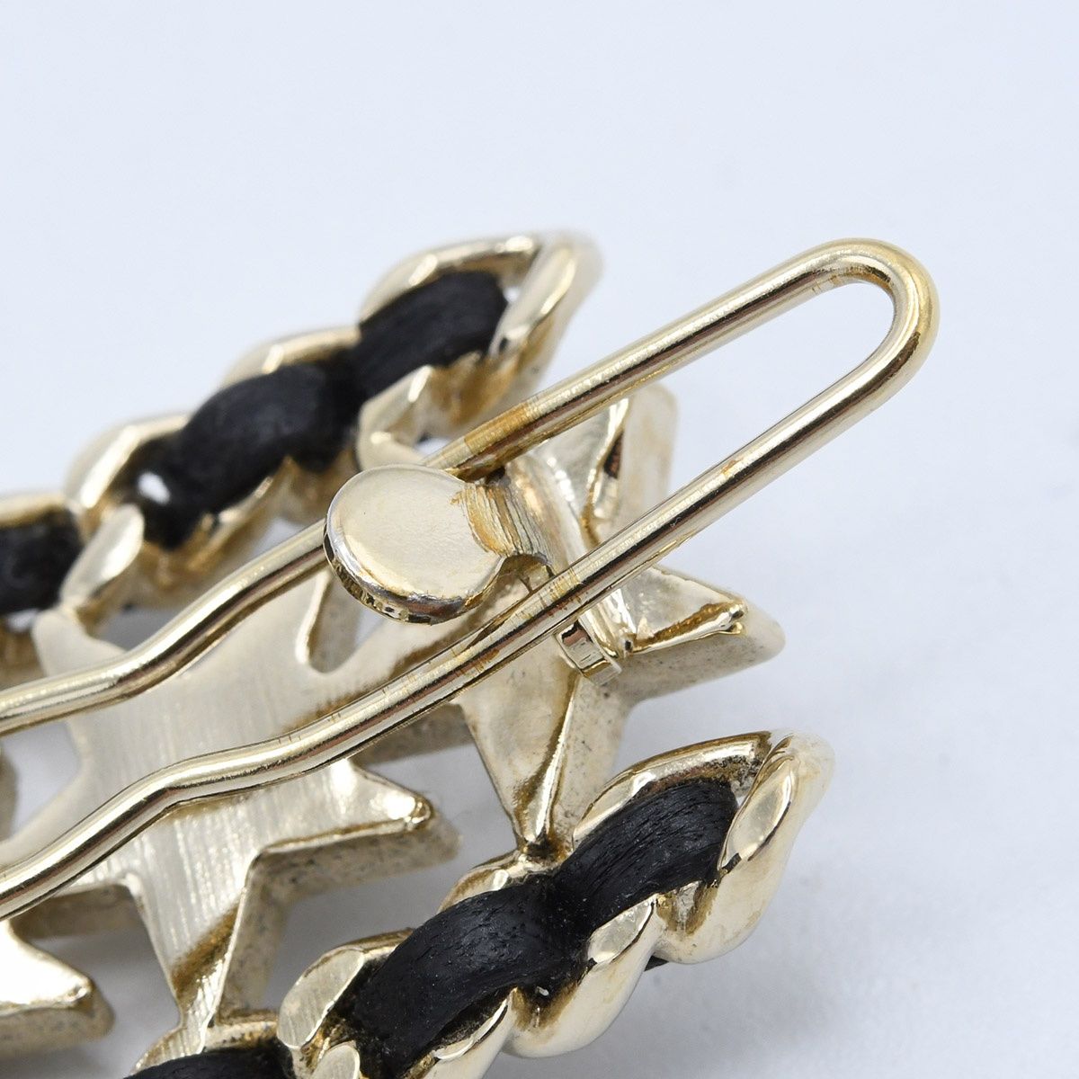 CHANEL シャネル B23C バレッタ ココマーク ラインストーン ヘア