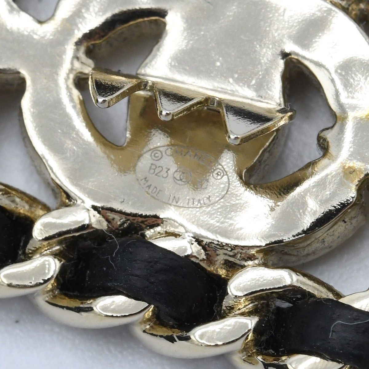 CHANEL シャネル B23C バレッタ ココマーク ラインストーン ヘア