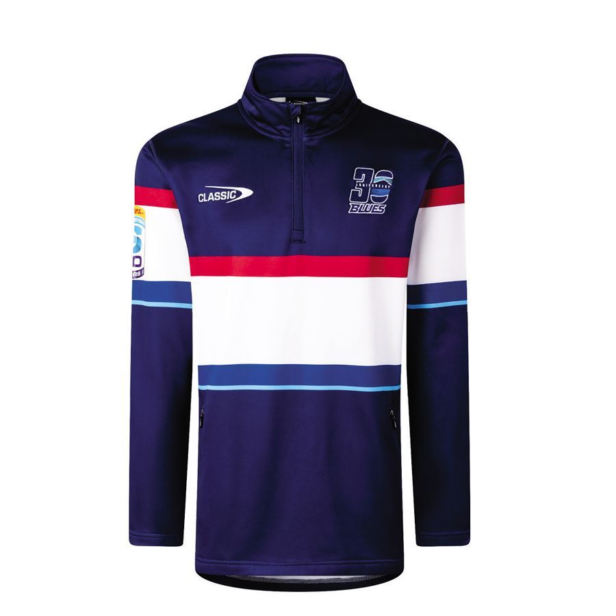 匿名配送 ラグビー ブルーズ 2026 1|4ジップ フリース ハーフジップ