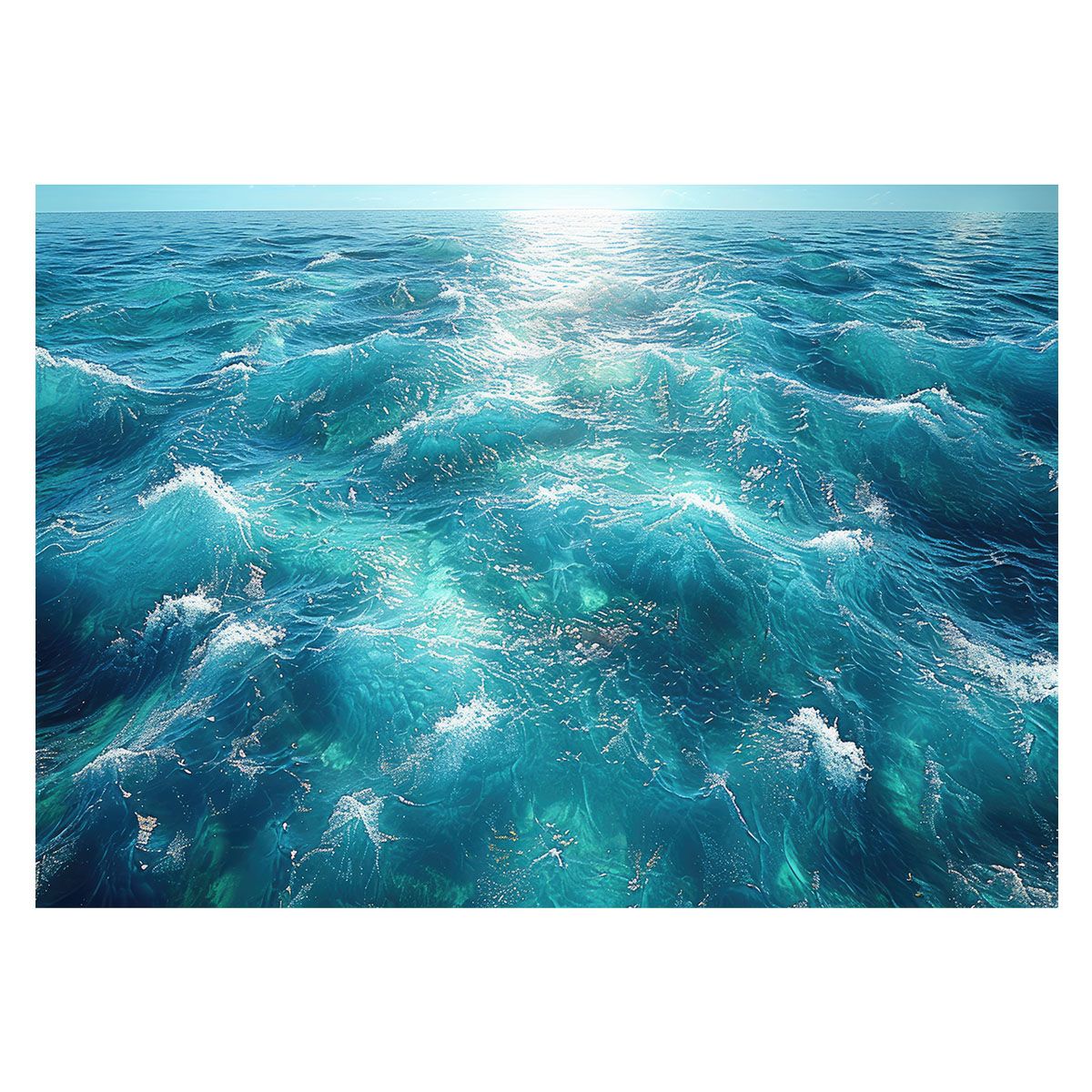 A2サイズ（約42x59cm）】【lh-poster-3473】【フレーム付き】ブルー