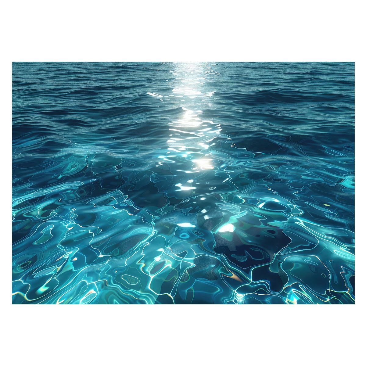 A1サイズ（約59x84cm）】【lh-poster-3418】【フレーム付き】ブルー