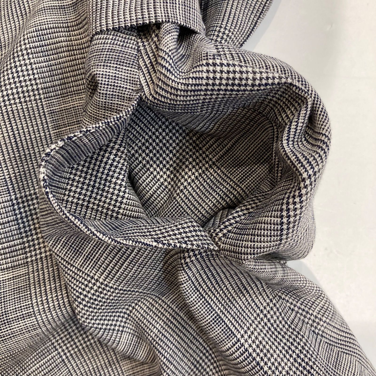 TOMORROWLAND トゥモローランド シャイニーグレンチェックベルテッド