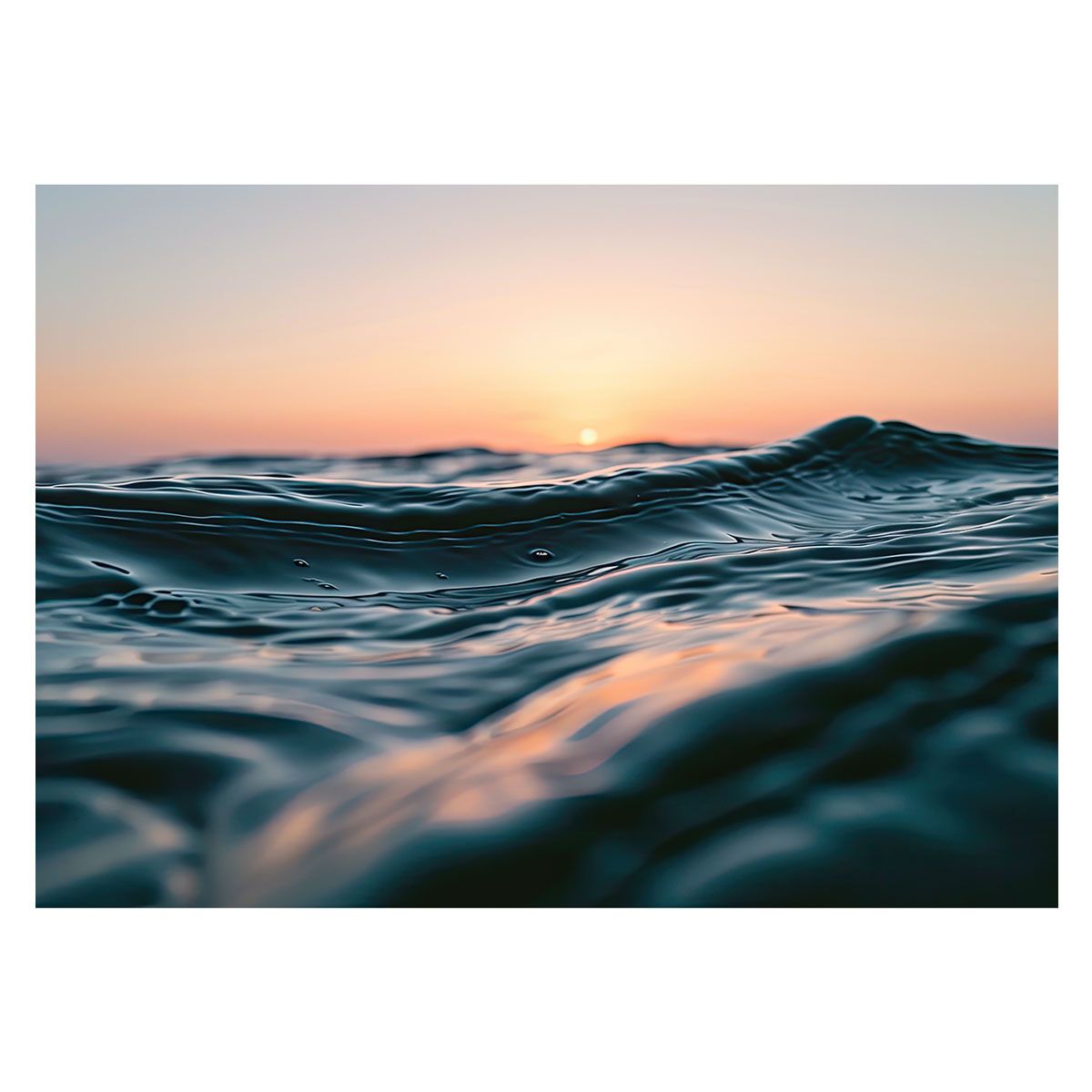 A2サイズ（約42x59cm）】【lh-poster-3491】【フレーム付き】ブルー