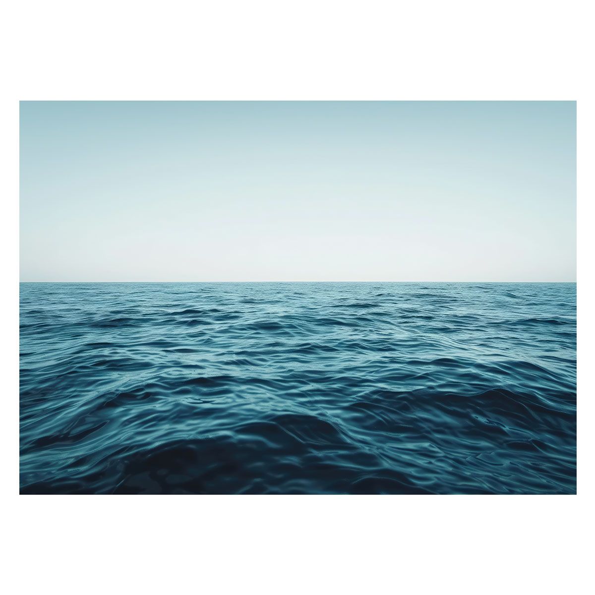 【B1サイズ（約73x103cm）】【lh-poster-3494】【フレーム付き】ブルーオーシャン 波 海 水平線 海系 サーフ ポスター 波 ビーチ 海岸 オーシャン ブルー 景色 サーフィン インテリア アート