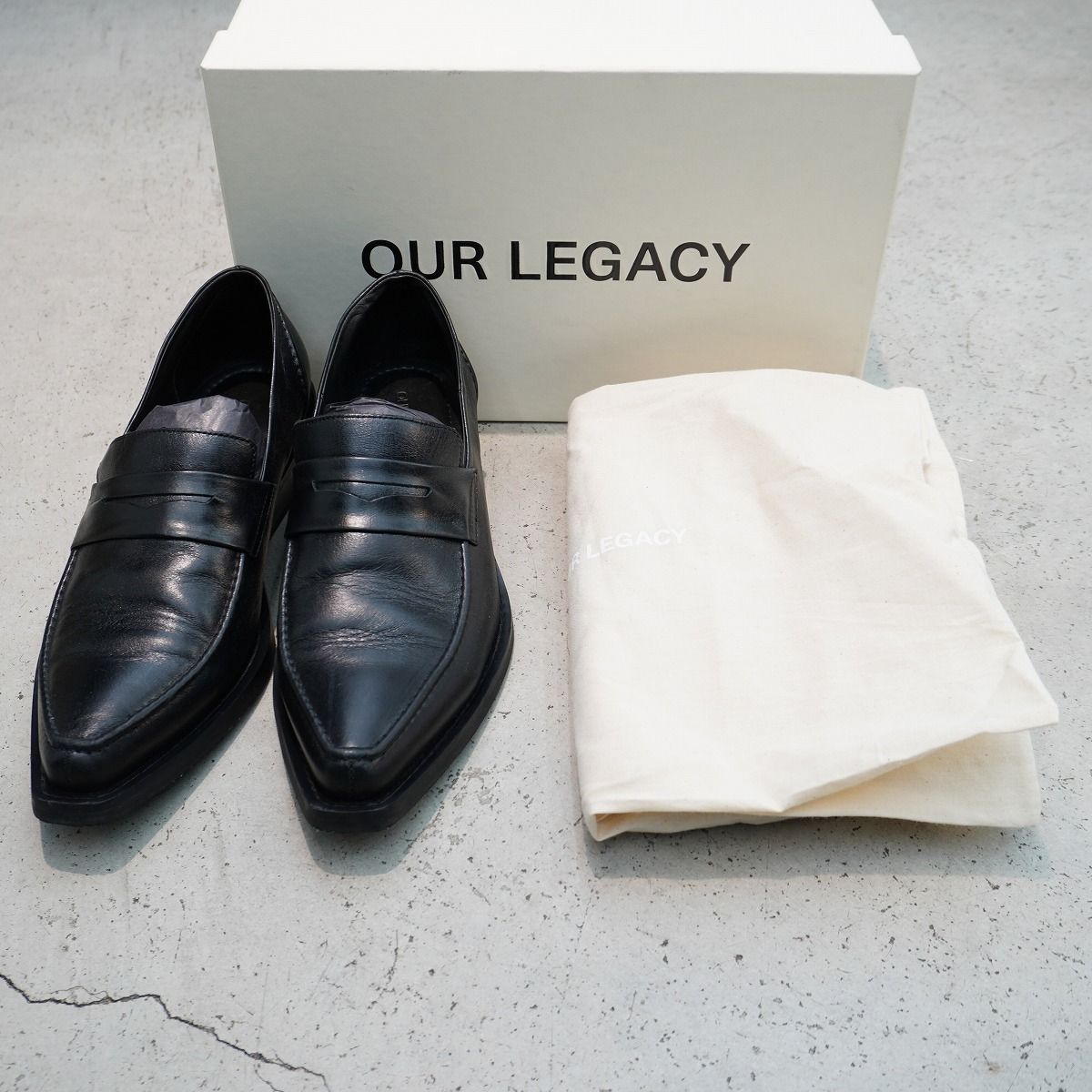 正規 美品 25SS OUR LEGACY アワーレガシー CYPHER LOAFER ポイン