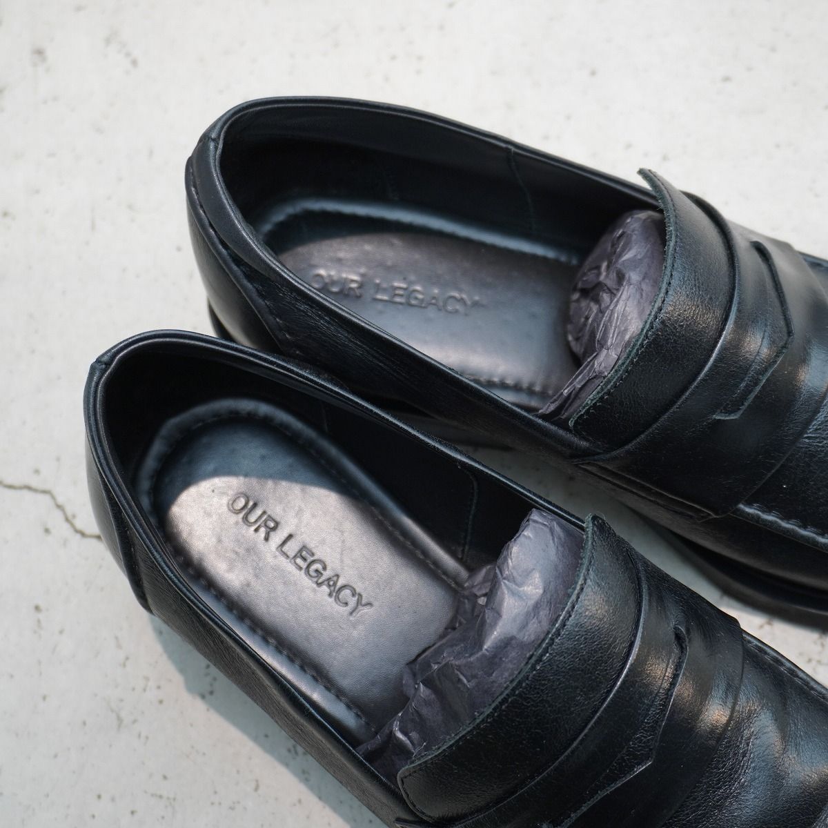 正規 美品 25SS OUR LEGACY アワーレガシー CYPHER LOAFER ポイン 