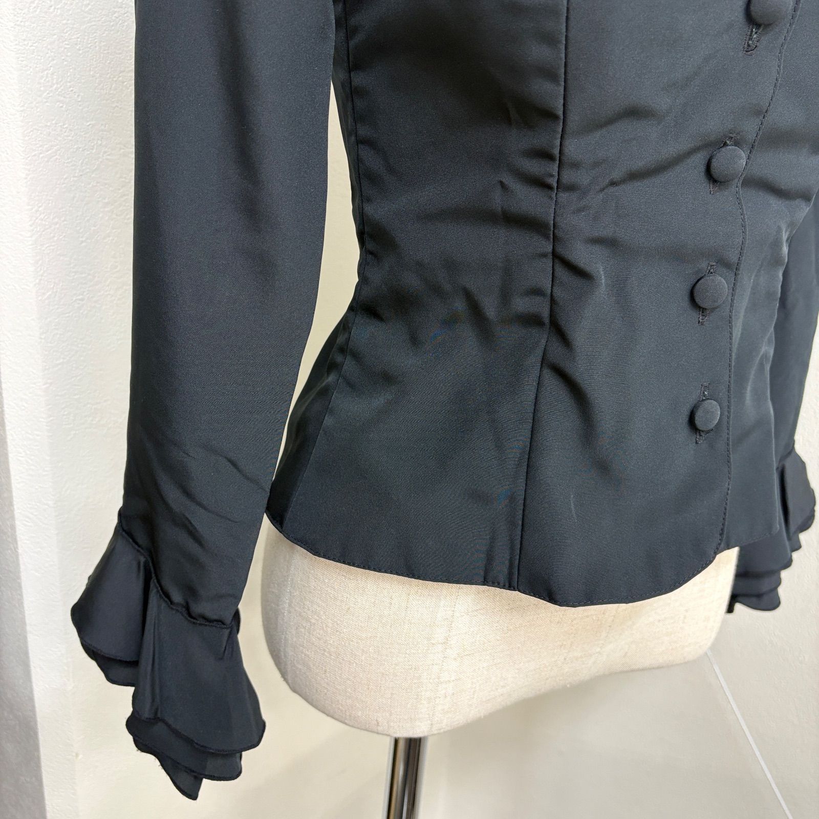 フラメンコ衣装 シャツ ブラック フリル - メルカリ