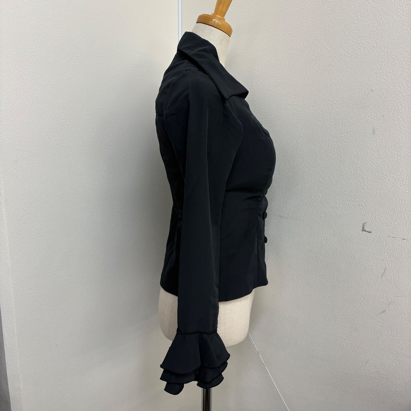 フラメンコ衣装 シャツ ブラック フリル - メルカリ