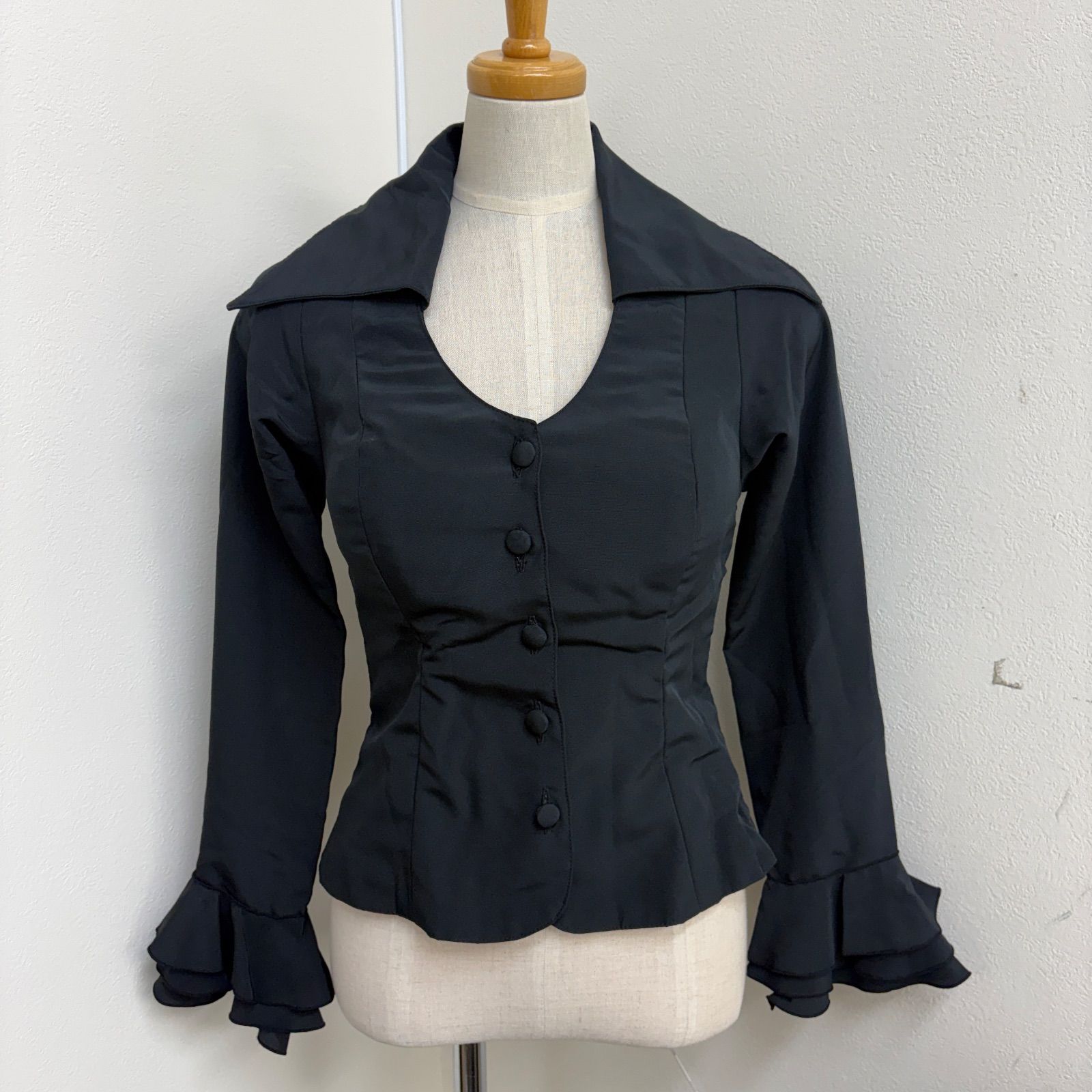 フラメンコ衣装 シャツ ブラック フリル - メルカリ