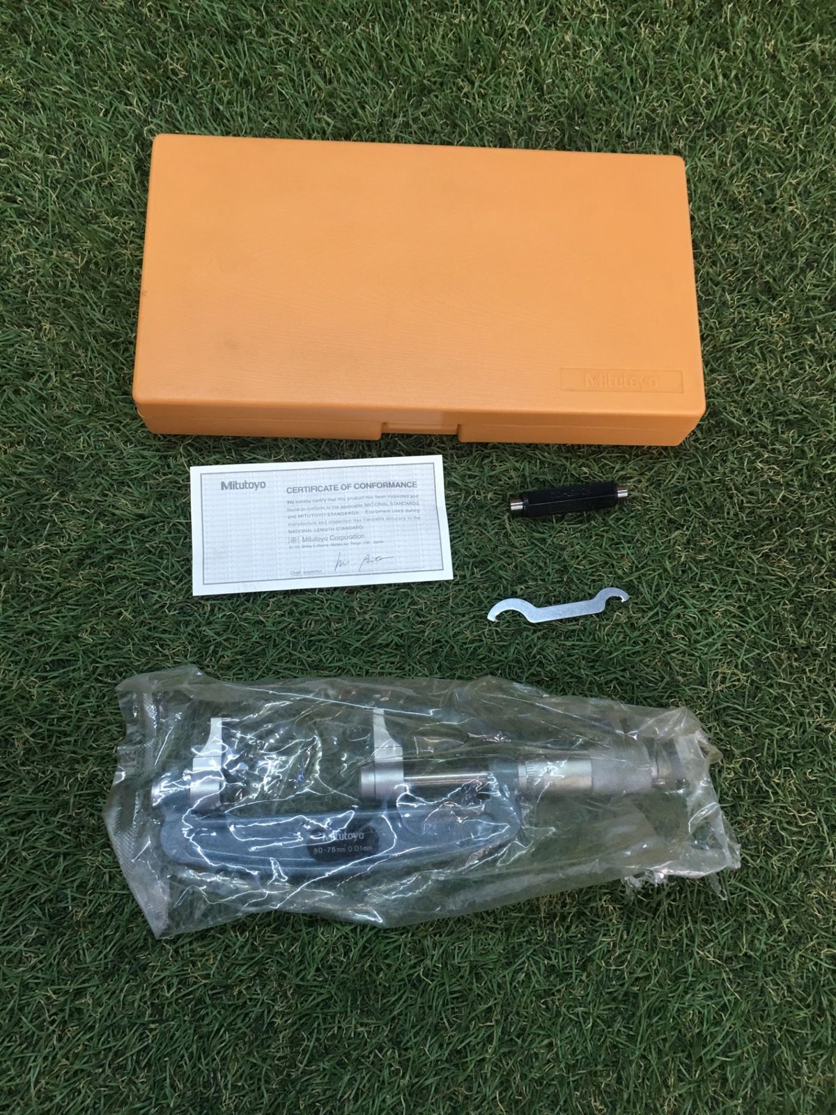 品 0906 ミツトヨ キャリパー形外側マイクロメ OMP 75