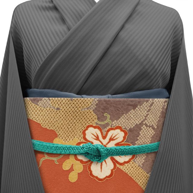 すごい値 袋帯 しょうざん リサイクル 正絹 京都 オレンジ 花唐草 手刺繍 金駒刺繍 手染め 金彩 セミフォーマル カジュアル 仕立て上がり 春 秋 冬 お太鼓柄 お茶会 お出かけ お食事 ショッピング すごいね みやがわ neb 01597