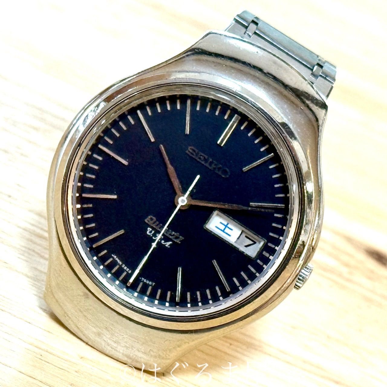 1972年10月製造 セイコー 最高級品 38クォーツ V.F.A. 動作確認済