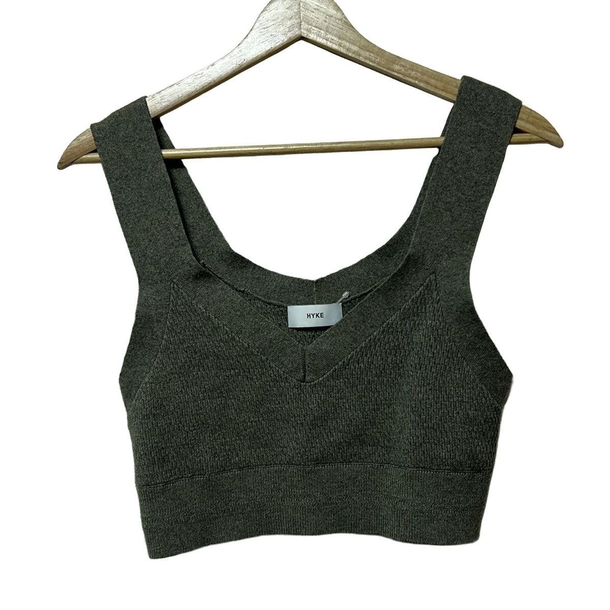 HYKEハイク ショートニットベスト美品 HYKE(ハイク)】 MOHAIR CROPPED VEST｜パリゴ尾道店｜尾道本通り商店街