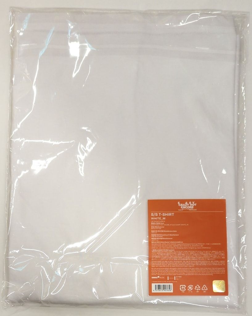LE SSERAFIM 2025 EASY CRAZY HOT ENCORE IN JAPAN S/S T-SHIRT (WHITE