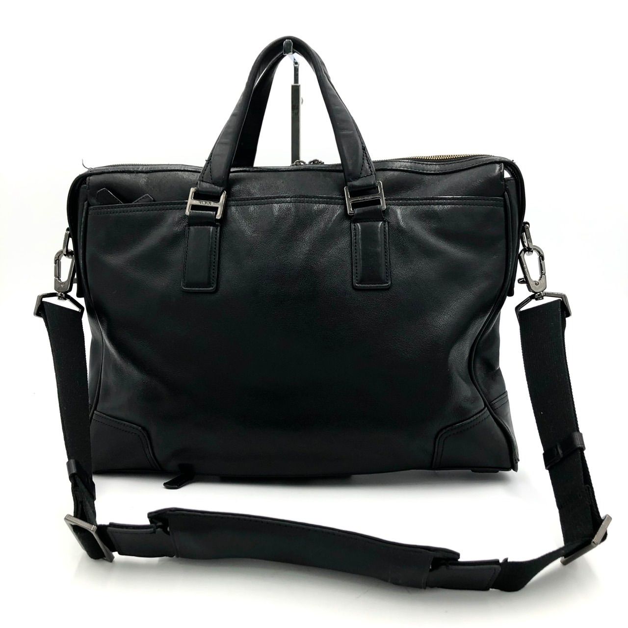トゥミ TUMI レザー ビジネスバッグ 黒 2WAY ショルダー A4 中古