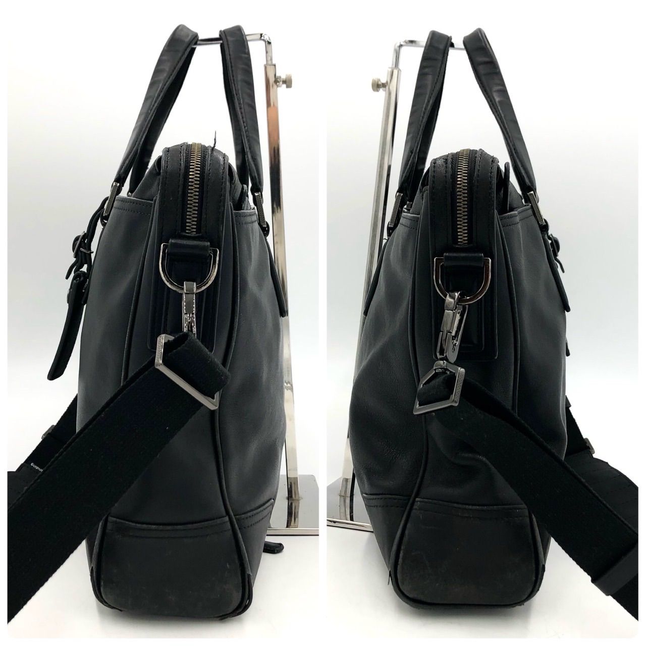 トゥミ TUMI レザー ビジネスバッグ 黒 2WAY ショルダー A4 中古