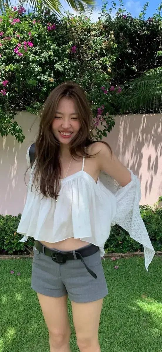 タナット breezy shirring top アイボリー