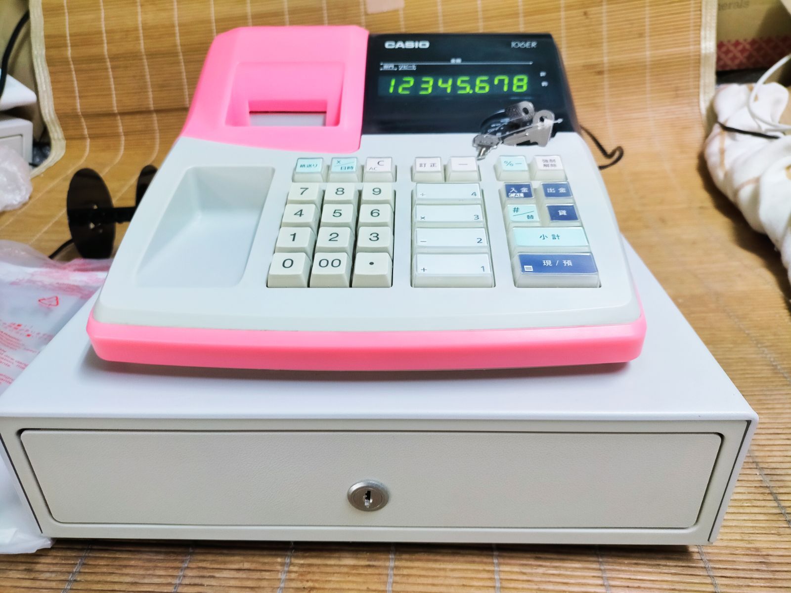 カシオレジスター 106ER 簡単便利特殊 送料込 291194 - カシオ