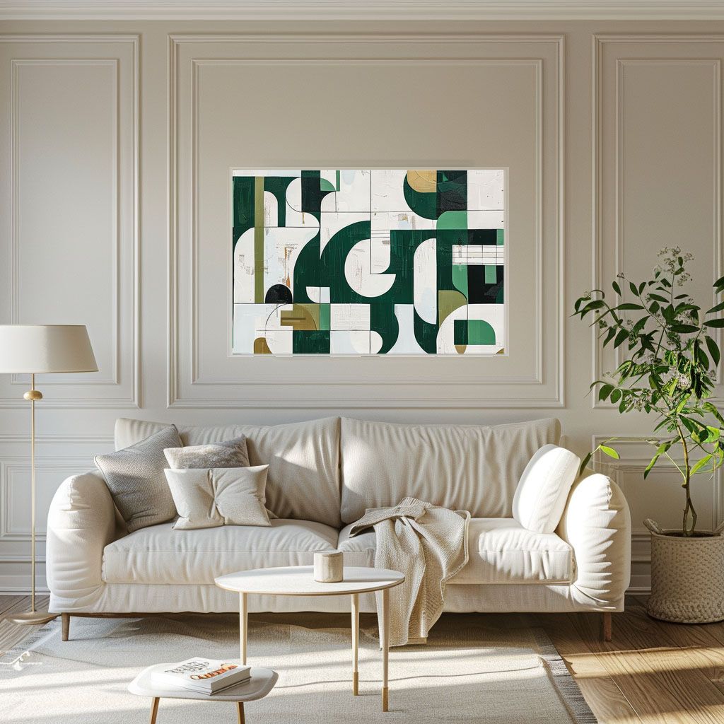 B1サイズ（約73x103cm）】【lh-poster-3864】北欧 幾何学 キレイ目