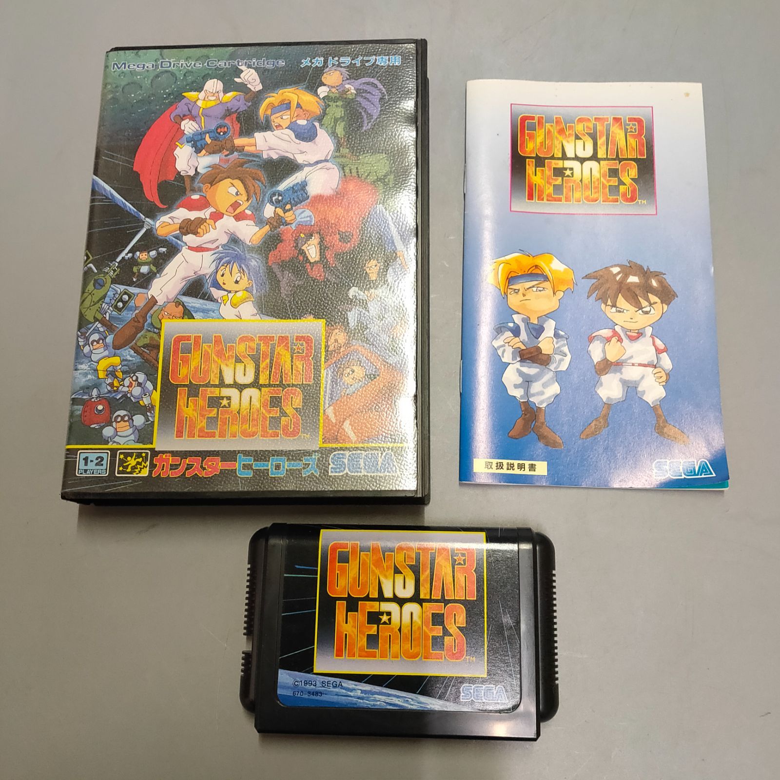 M 987 メガドライブ ガンスターヒーローズ 未チェック