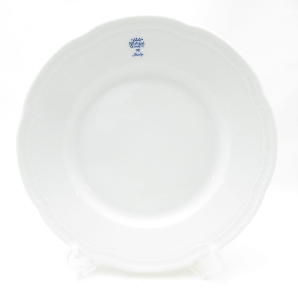 Richard Ginori リチャードジノリ ボンジョルノ ブルーロゴ 大皿 25cm