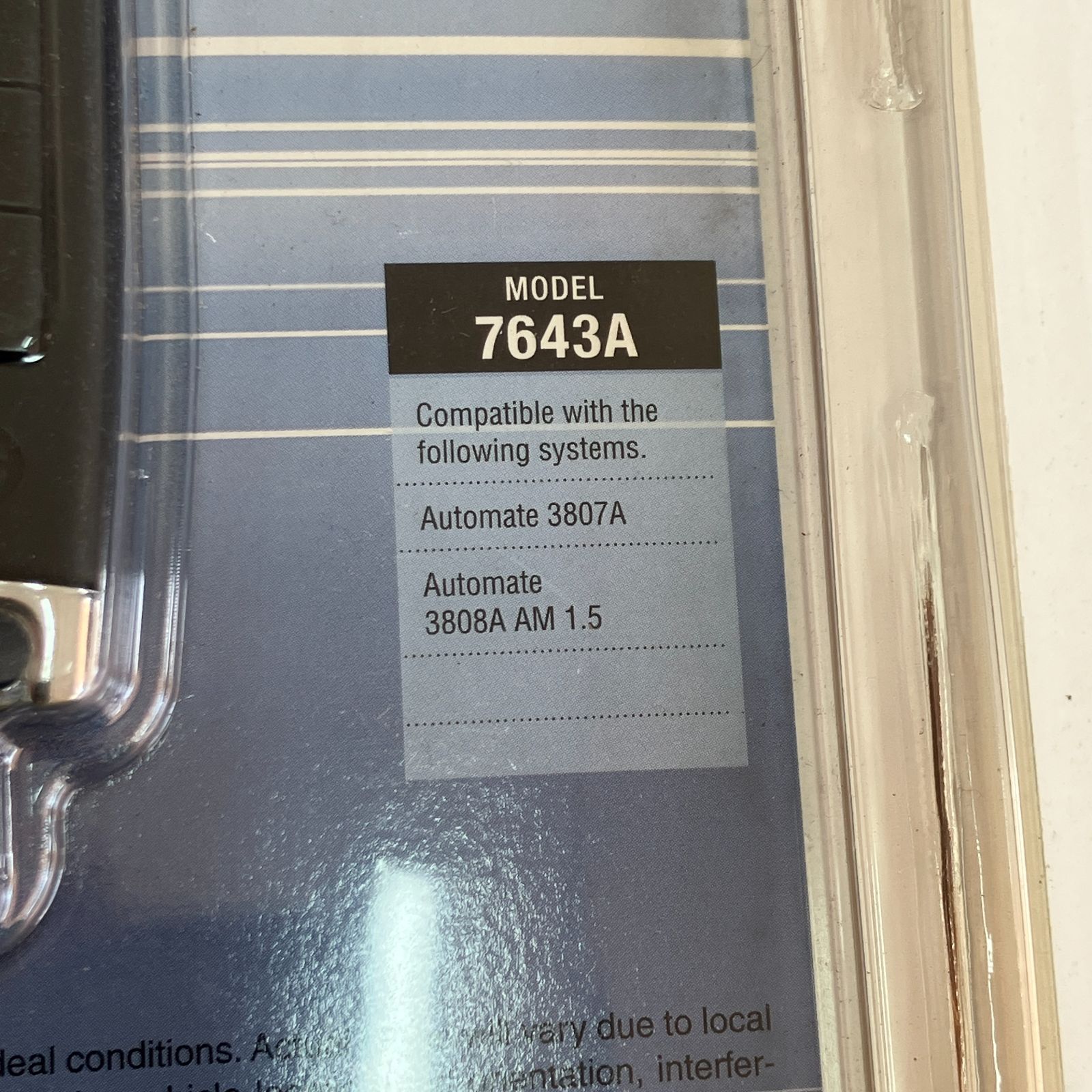 7643 A 1 WAY リモコン 3807 3808 カーセキュリティ オートメイト