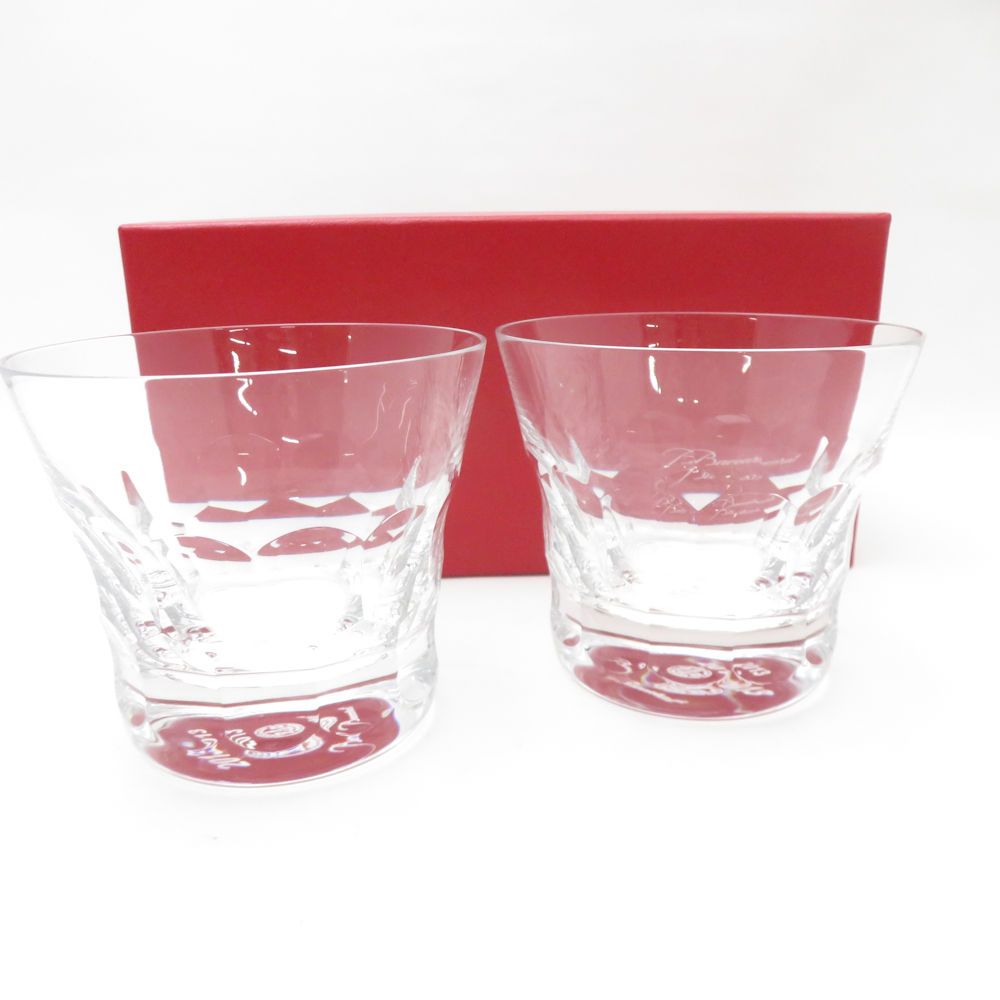 ♥ Baccarat バカラ ビバ 2013年 タンブラー 2点 クリスタル ペア ロックグラス オールドファッション