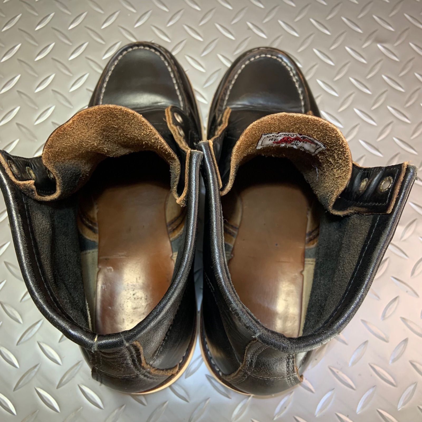 ☆REDWING 8179 オリジナル茶芯 刺繍羽タグ前期 1996年製 US7E JP25